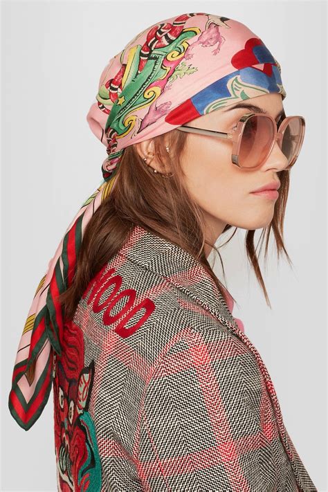 womens gucci headscarf|Gucci wraps for women.